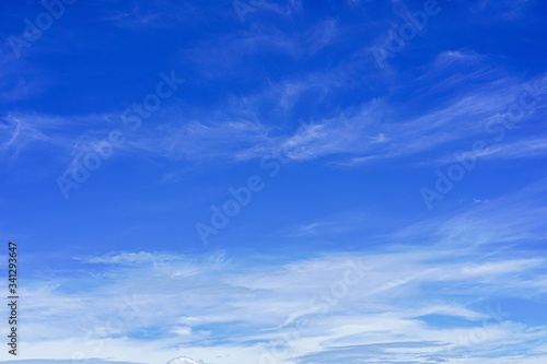 Cloud and blue sky in summer background