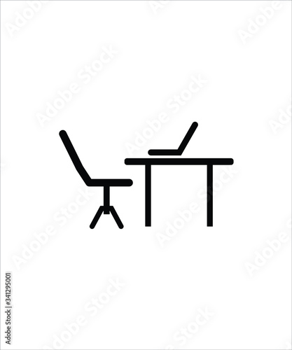 workplace flat icon,vector best flat workplace icon.