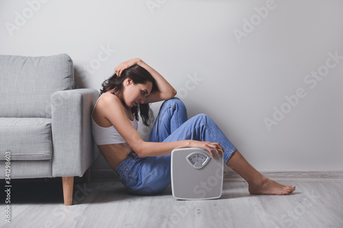Young woman suffering from ...