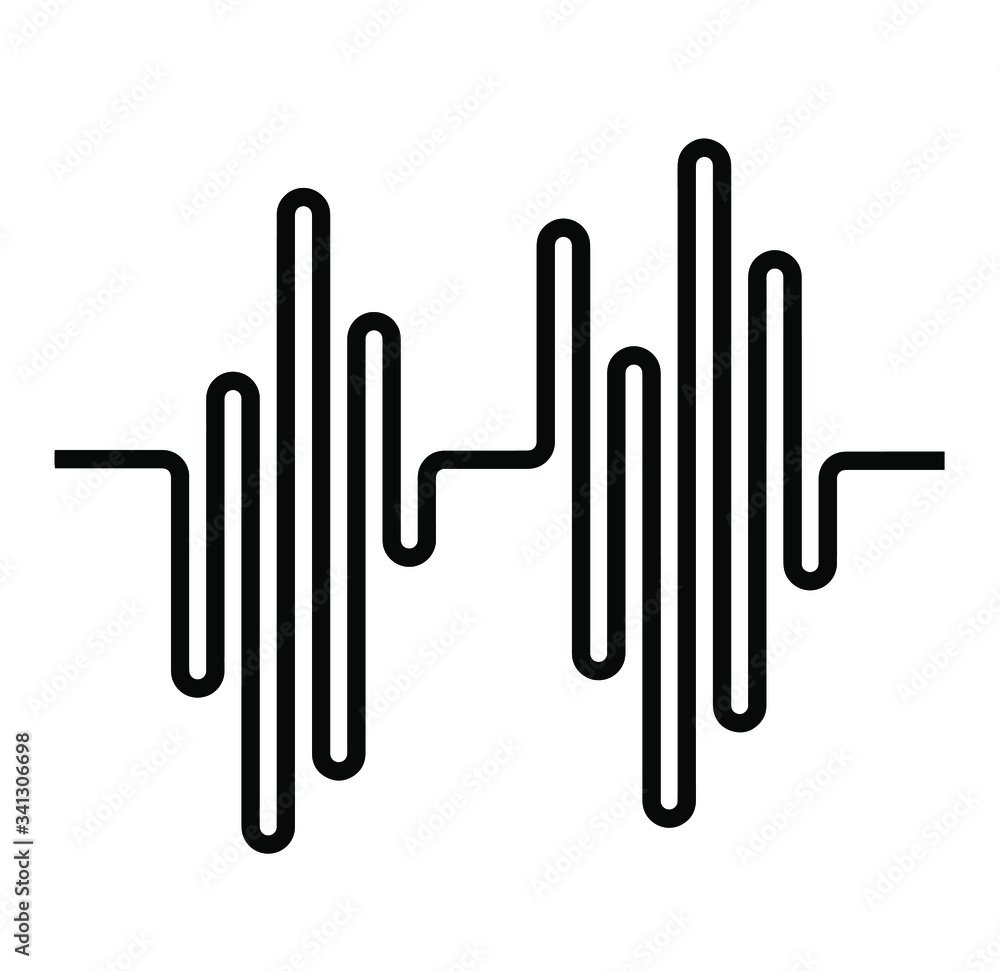 sound icon on white background sound icon on white background