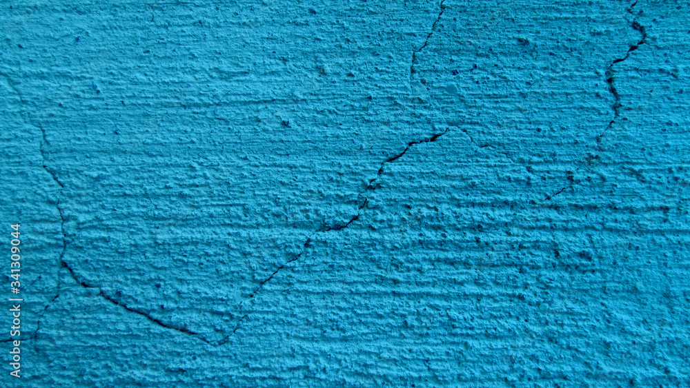 Obraz premium blue paint on a wall