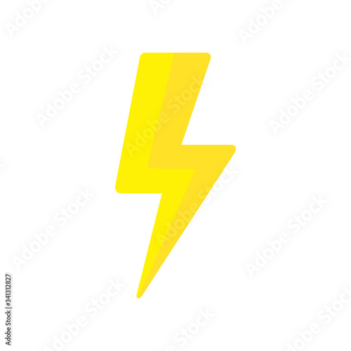 The best lightning bolt icon, illustration vector. Suitable for many purposes.