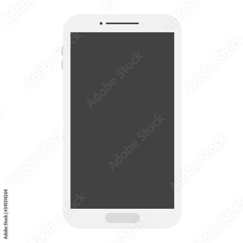 スマートフォン白