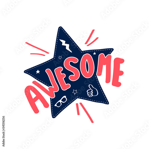 Music icons print design with slogan. Vector illustration design for fashion fabrics, textile graphics, prints.