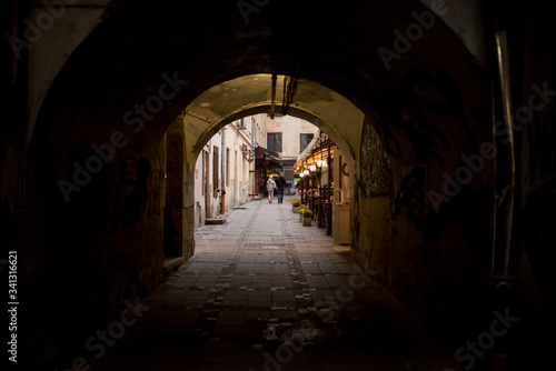 Narrow street in the old town © Maksim