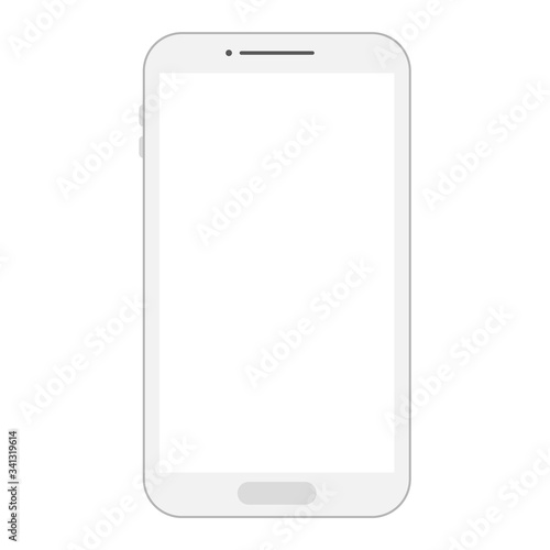 スマートフォン白