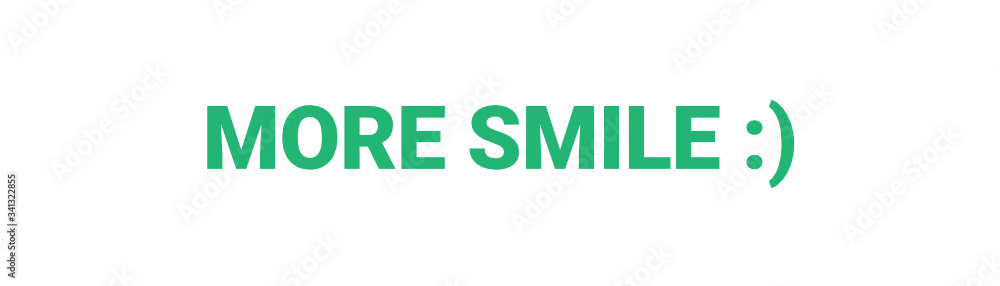 MORE SMILE Vector brush calligraphy banner, inspirational typography, Thin segment line font, minimalist type MORE SMILE Vector brush calligraphy banner, inspirational typography, Thin segment line font, minimalist type