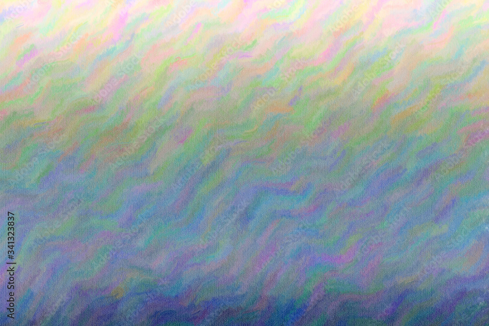 Blue and light green waves Wax Crayon abstract paint background. Blue and light green waves Wax Crayon abstract paint background.