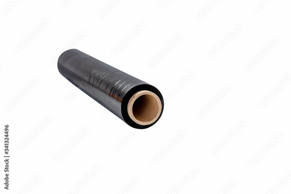 Fototapeta premium Transparent strip film for packing any goods and cargoes
