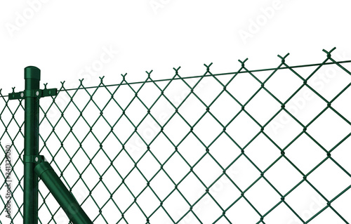 fence isolated on white