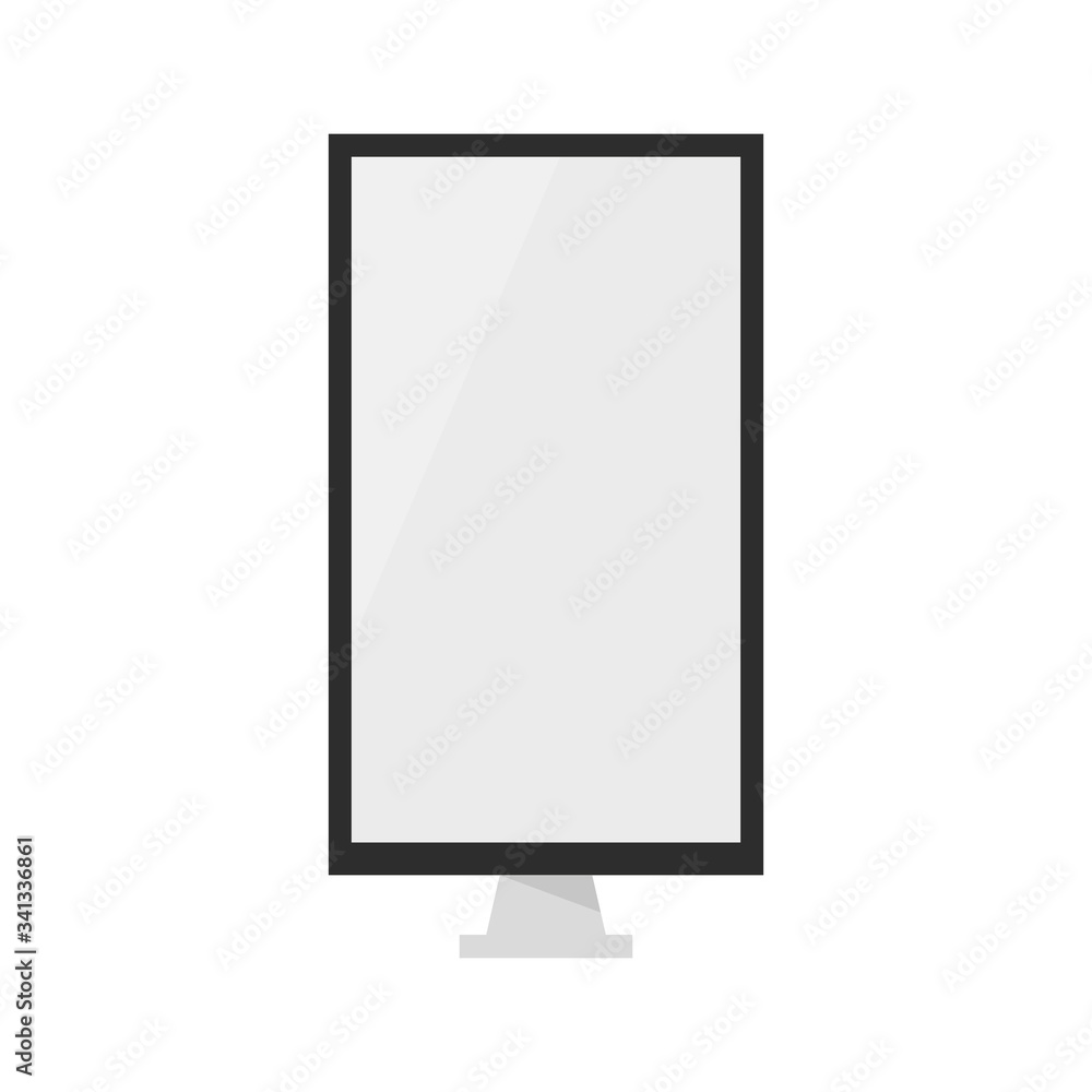 Realistic vector light box template vector design Realistic vector light box template vector design