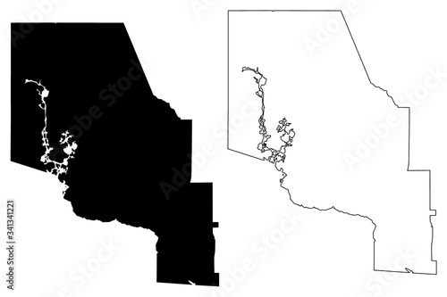 Принти на полотні Clinch County, Georgia (U