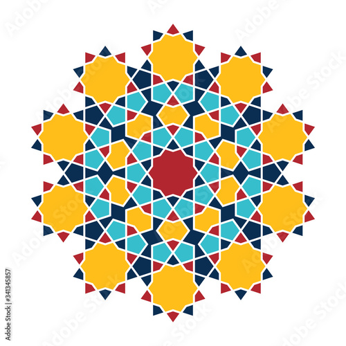 Islamic seamless vector mandala
