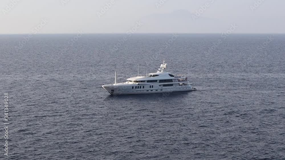 yacht off the coast of Capri Italy yacht off the coast of Capri Italy