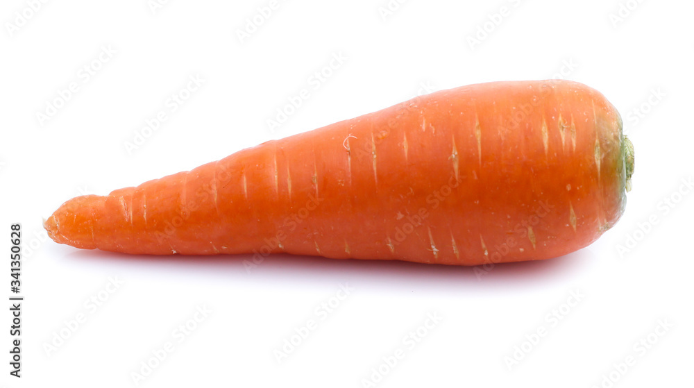 fresh carrots isolated on white background fresh carrots isolated on white background
