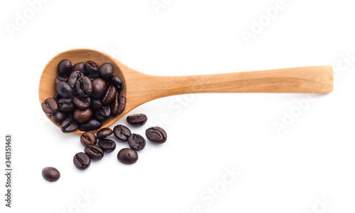 Coffee Bean with white background