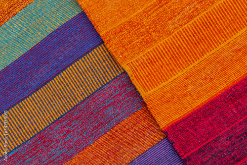 Photography colorful textile background