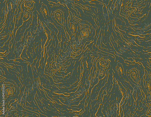 Seamless organic background with gold pattern. Rich texture, detailed design. 