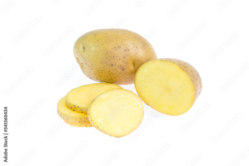 potato isolated on white background