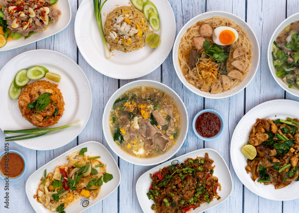 Thai Food Mixed Dishes 