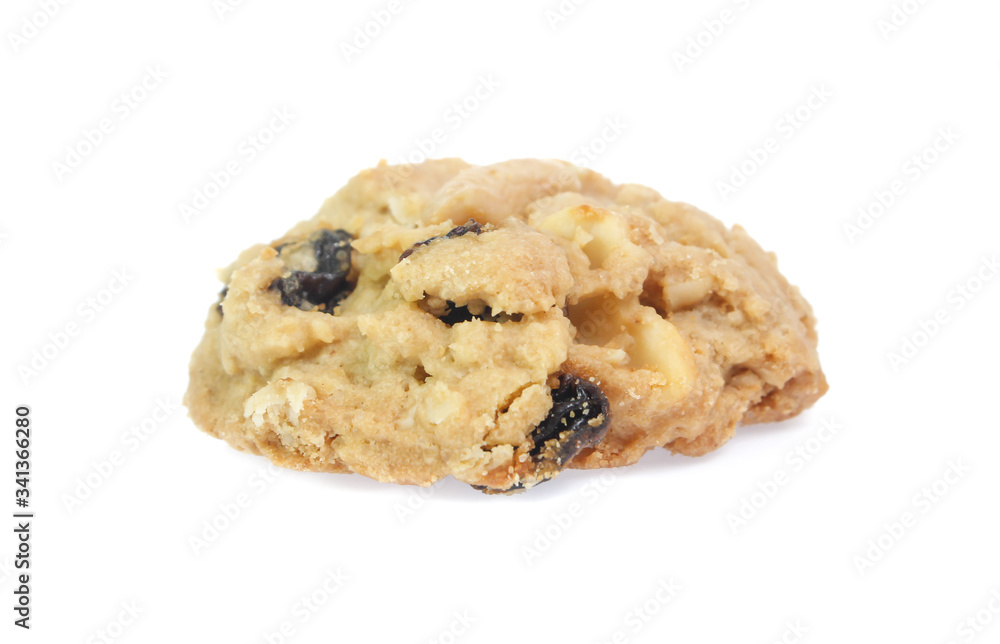 Chocolate chips cookies isolated on white Chocolate chips cookies isolated on white