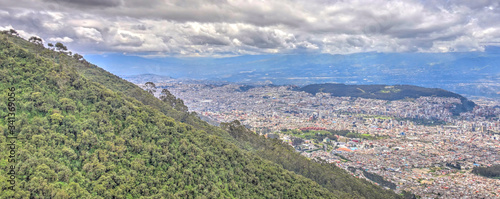 Quito cityscape from the Pichincha volcano © mehdi33300