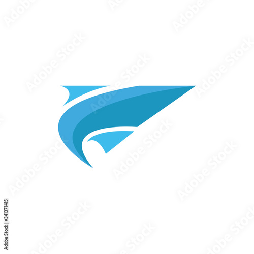 Business logo arrow vector illustration