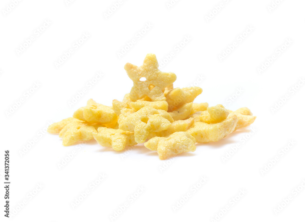 corn flakes isolated on white corn flakes isolated on white