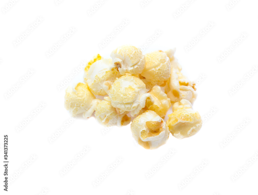 Popcorn isolated on white background Popcorn isolated on white background