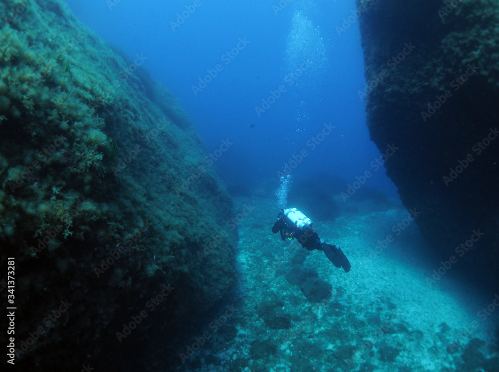 Fototapeta premium Scuba Diving Malta Gozo Comino