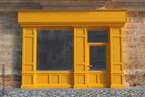 Small Shop front yellow