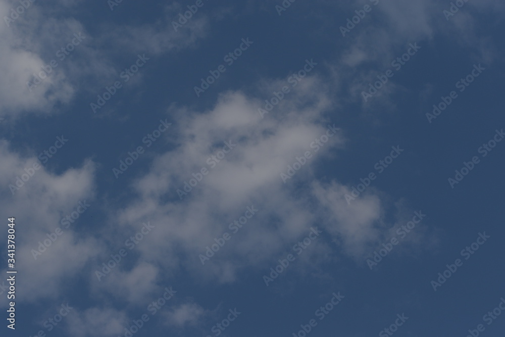 Blue Sky with White Clouds, Nature Background. Blue Sky with White Clouds, Nature Background.