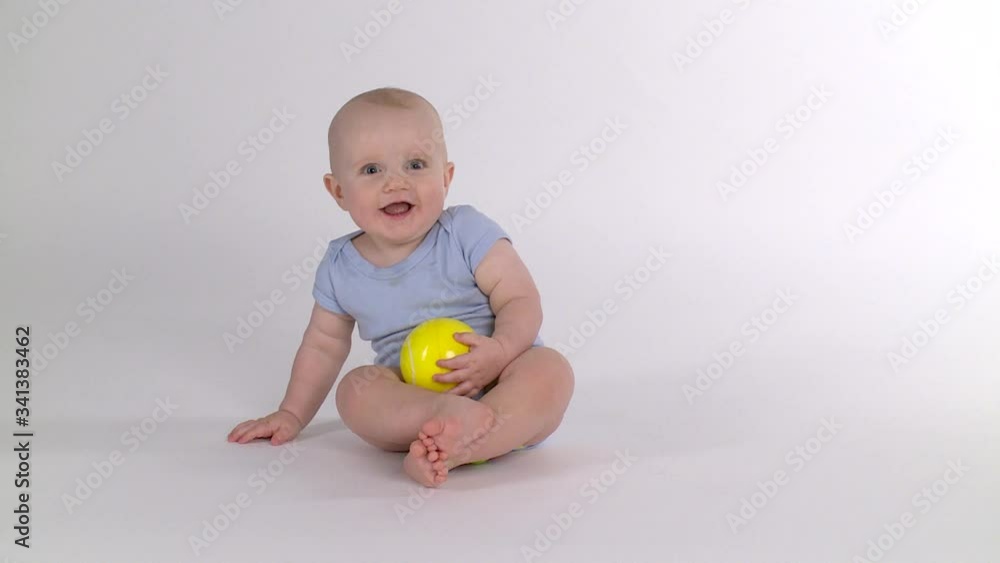 baby with ball baby with ball