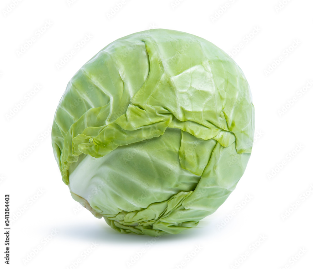 green cabbage vegetable isolated on white background green cabbage vegetable isolated on white background