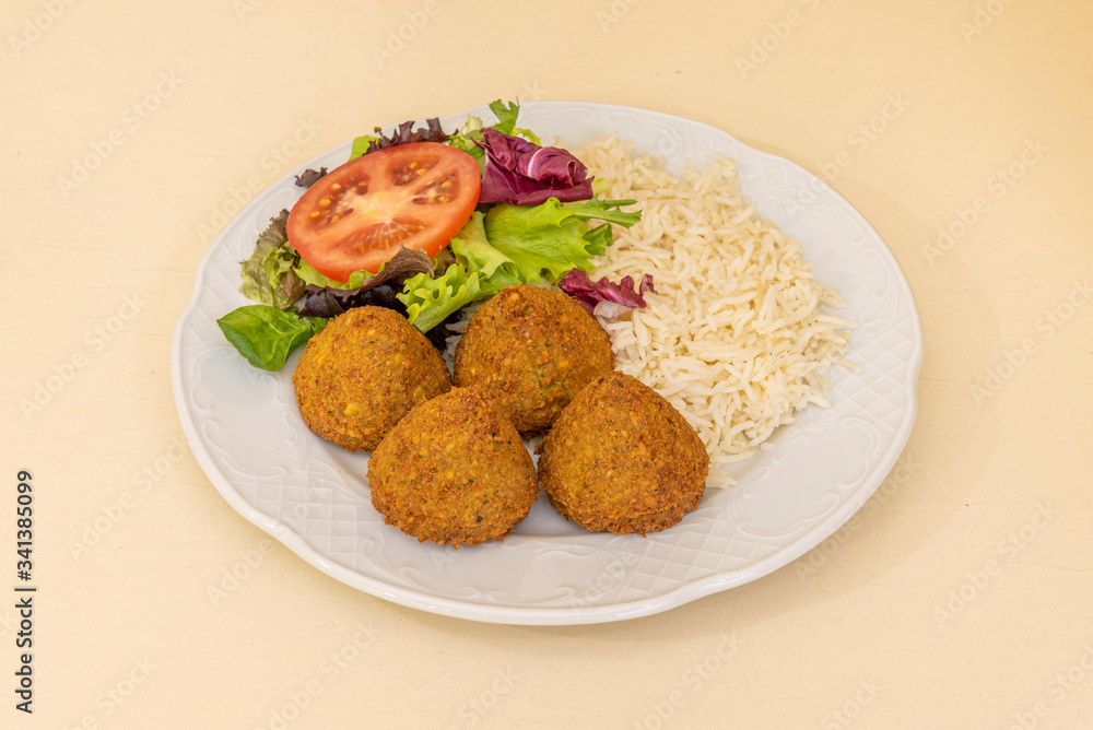 Falafel plate Falafel plate
