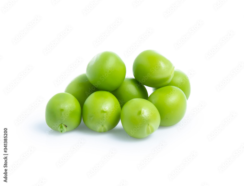 green Pea vegetable isolated on white background green Pea vegetable isolated on white background