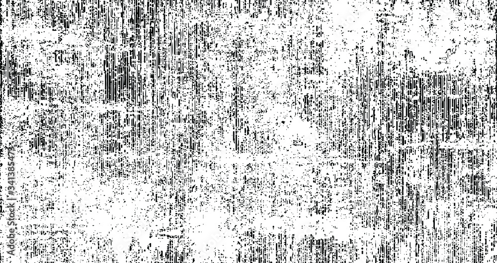 Rough black and white texture vector. Distressed overlay texture