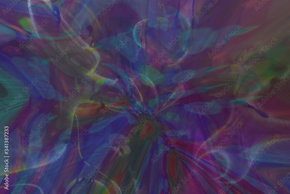 Fototapeta premium Fluid effects, abstract illustrations of blur dreamy, conceptual. For design texture.