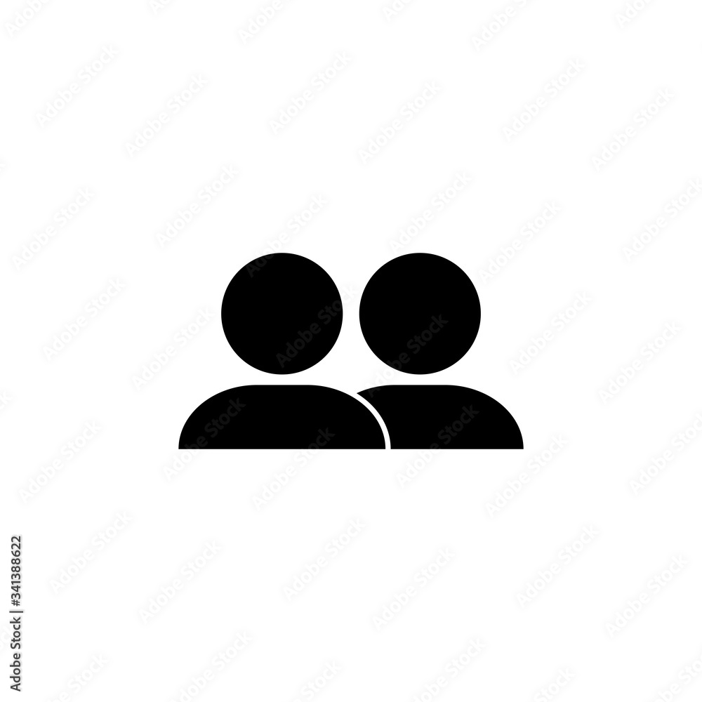 People Connection Vector Design Icon Template People Connection Vector Design Icon Template