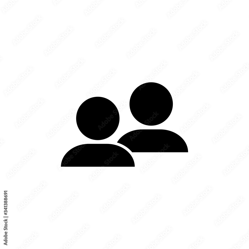 People Connection Vector Design Icon Template People Connection Vector Design Icon Template