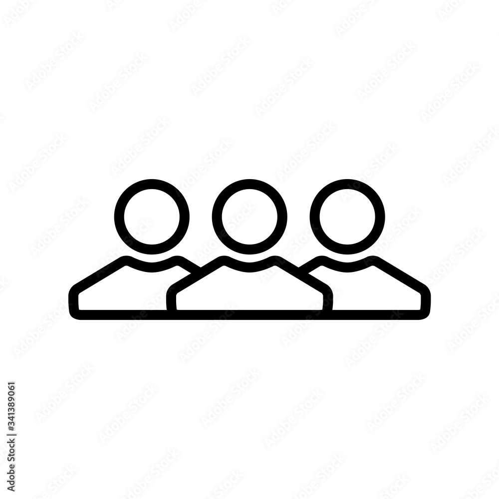 People Connection Vector Design Icon Template People Connection Vector Design Icon Template