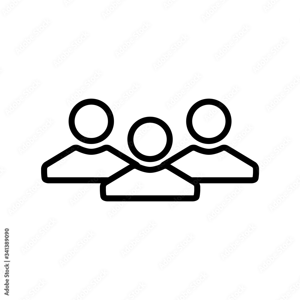 People Connection Vector Design Icon Template People Connection Vector Design Icon Template