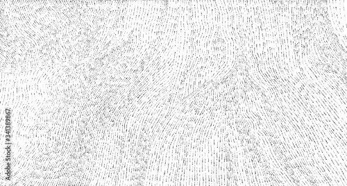 Abstract vector noise. Small particles of debris and dust. Distressed uneven background. Grunge texture overlay with fine grains isolated on white background. Vector illustration. EPS10