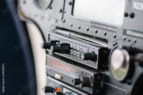 Radio of a helicopter