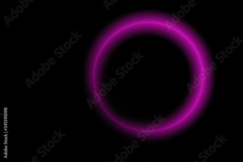 violet fractal on black