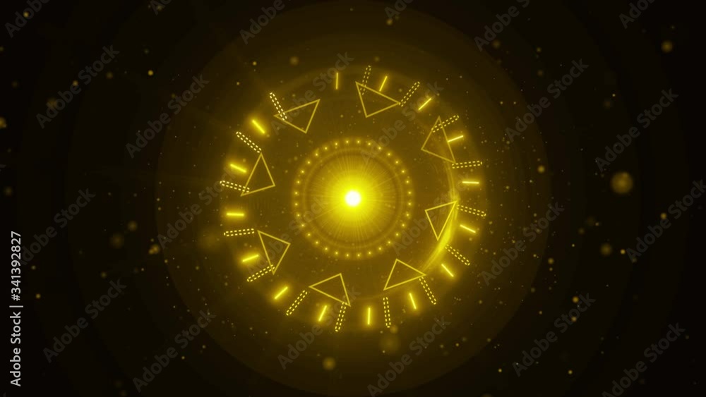 Sound bar round audio fregancy motion background in music rhythm 4K ...