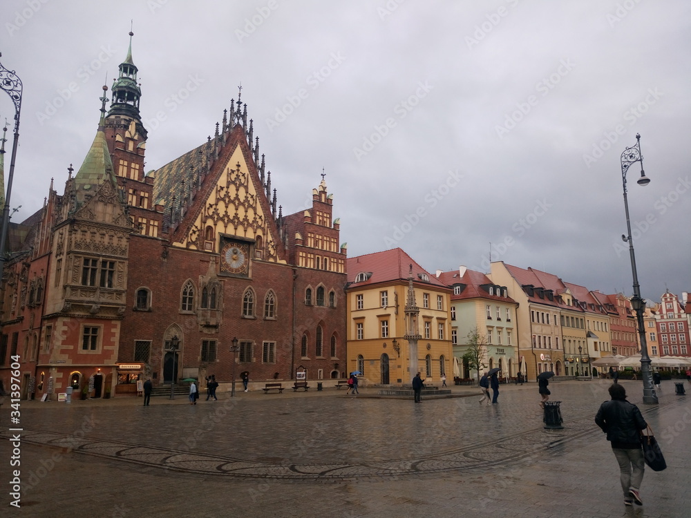 Fototapeta premium rynek we wrocławiu