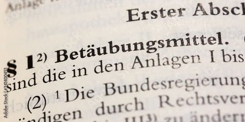 Vorschrift zu § 1 BtMG Betäubungsmittel im Betäubungsmittelgesetz