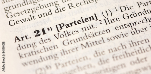 Parteien in Art. 21 GG Grundgesetz