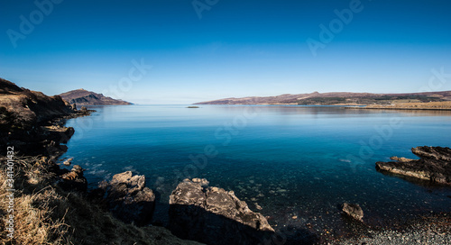 Looking towards Raasay from Skye